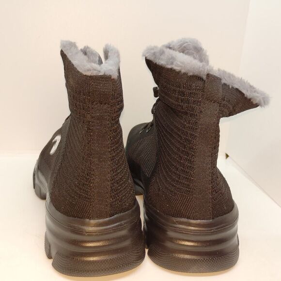 Safety Work Boots Mens NEW w/Tags & Box Black Steel Toe Black Work Boots- sz. 12 main image 7